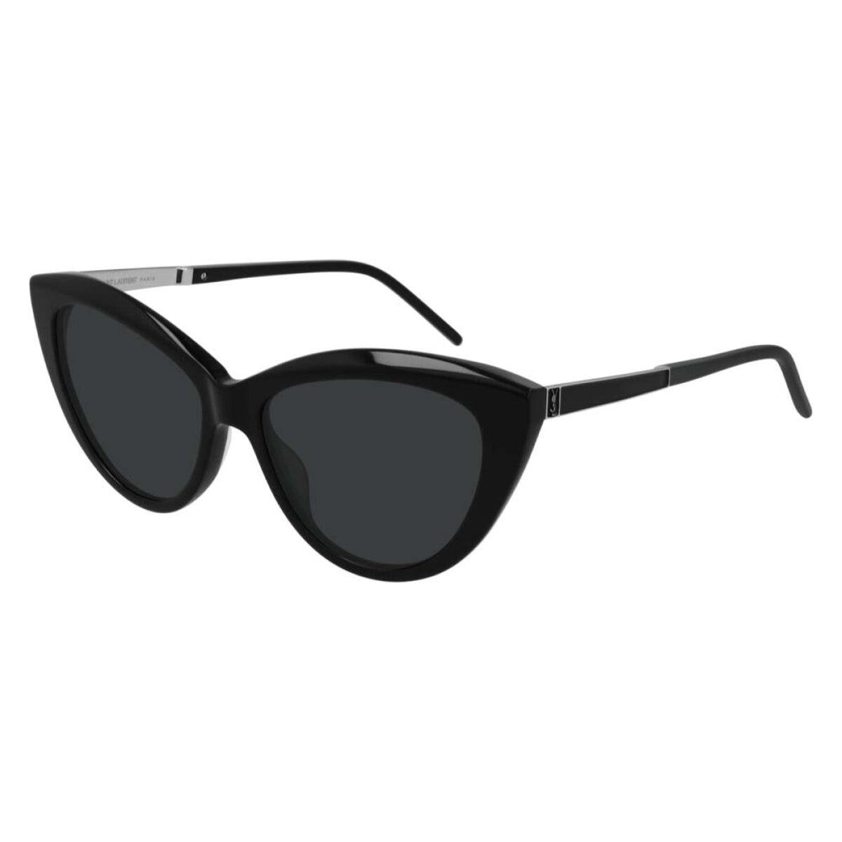 Saint Laurent Women's Sunglasses Spring Summer 2021 Black Black Nylon Nylon Shiny SL M81 001