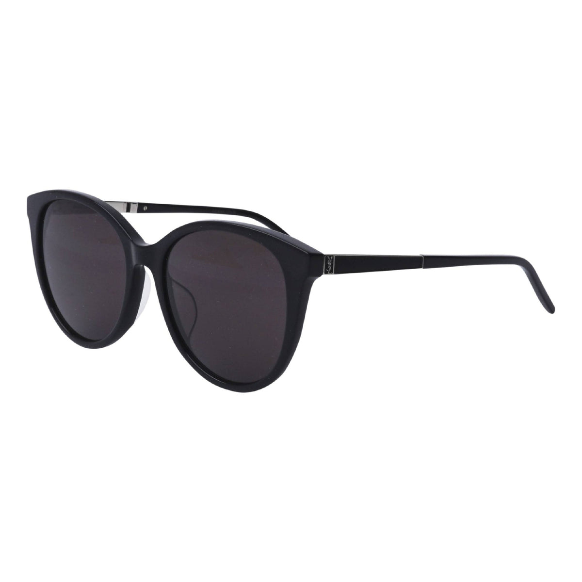 Saint Laurent Women's Sunglasses Spring Summer 2021 Black Black Nylon Nylon Shiny SL M82F 001