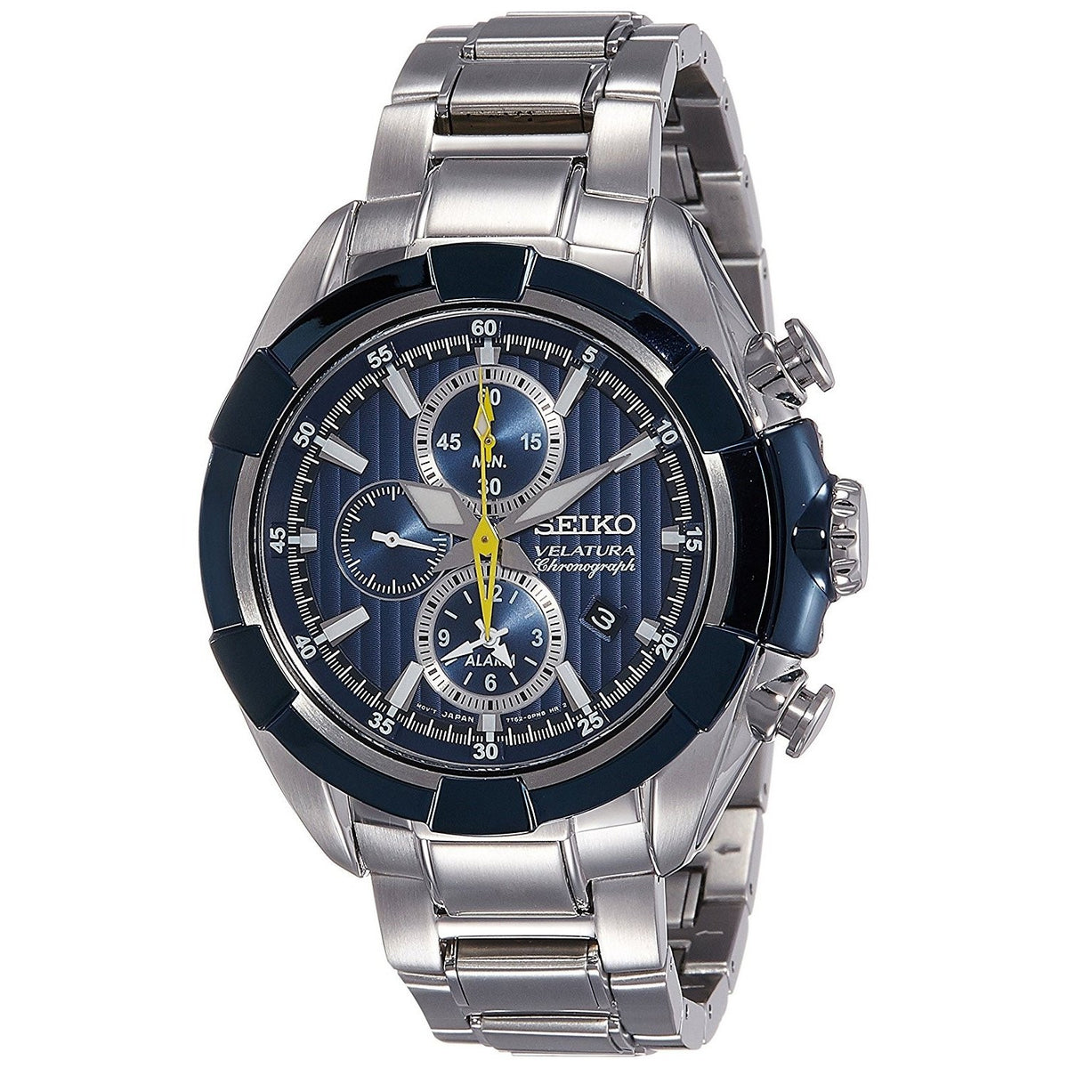 Seiko Men&#39;s SNAF41 Couturier Chronograph Stainless Steel Watch