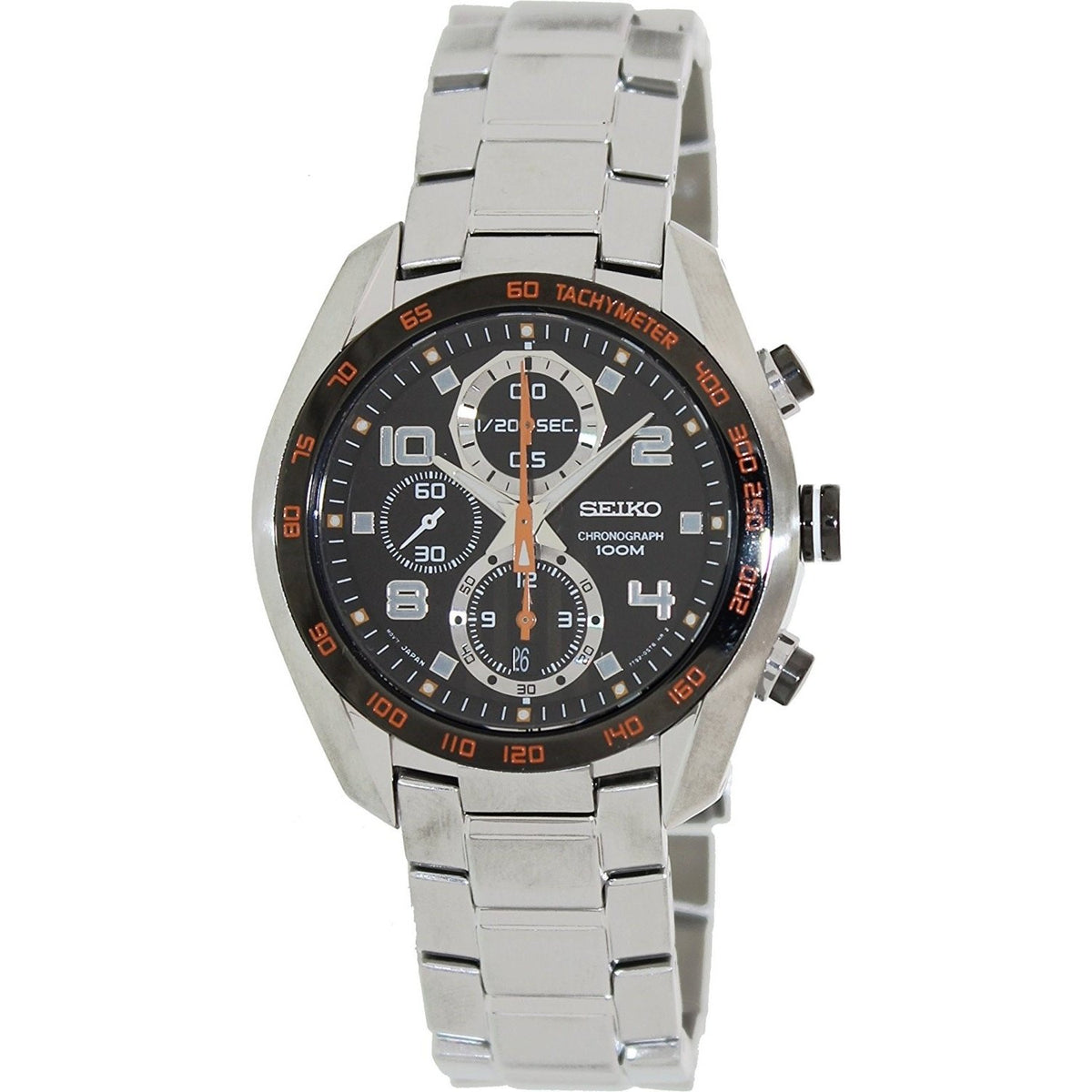 Seiko Men&#39;s SNDD37 Chronograph Stainless Steel Watch