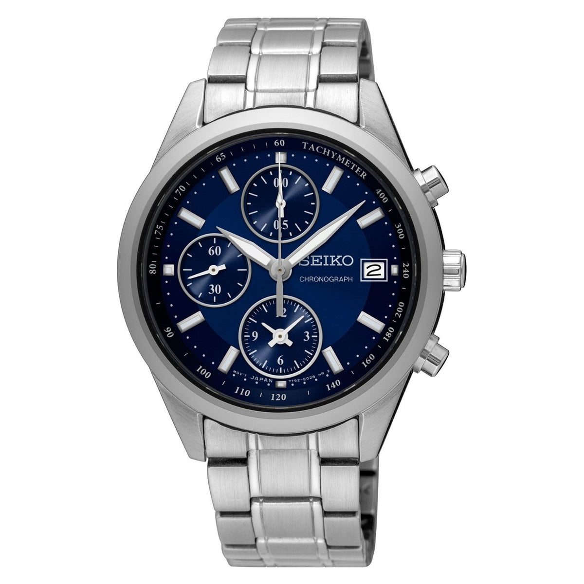 Seiko Women&#39;s SNDV53 Chronograph Stainless Steel Watch