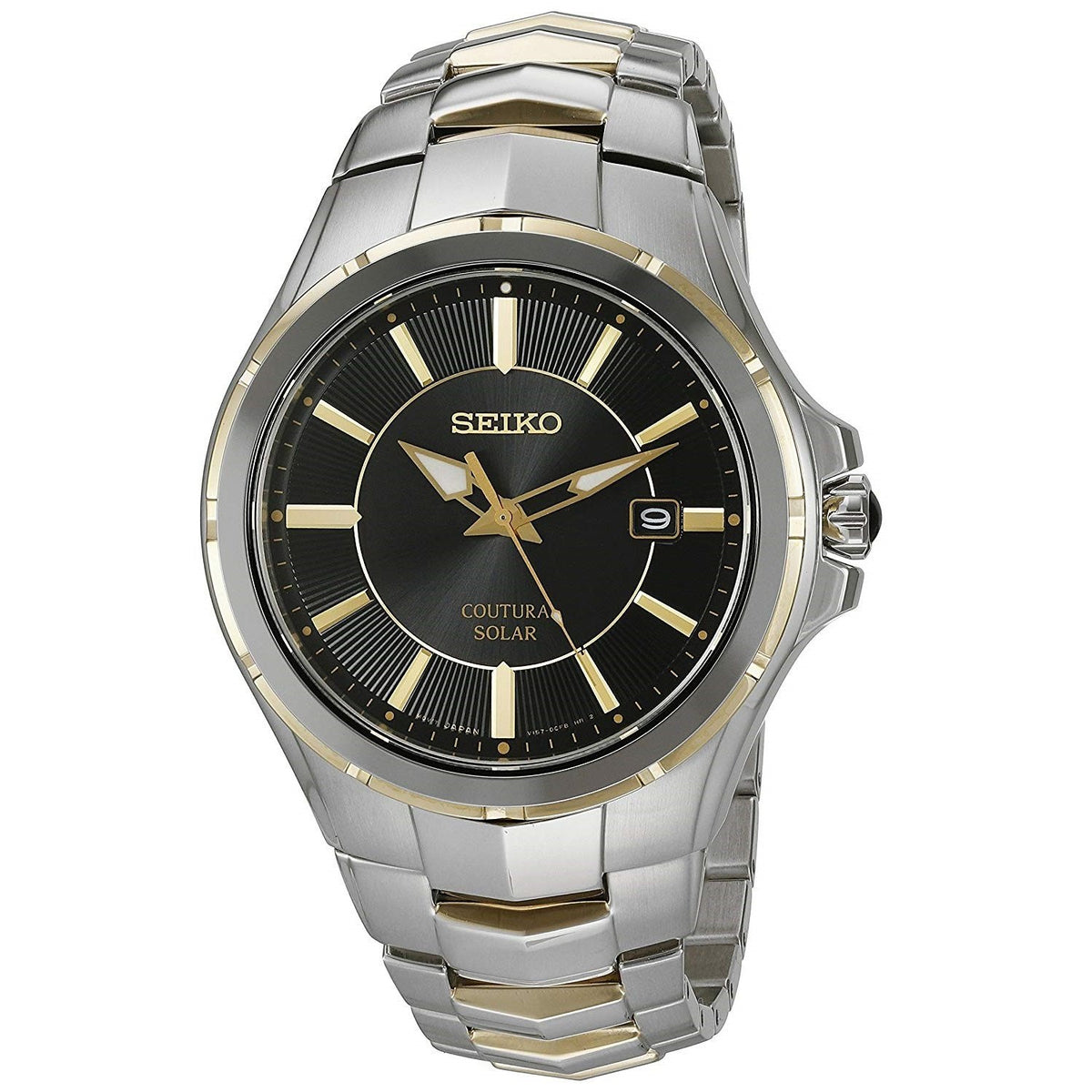 Seiko Men&#39;s SNE412 Coutura Two-Tone Stainless Steel Watch