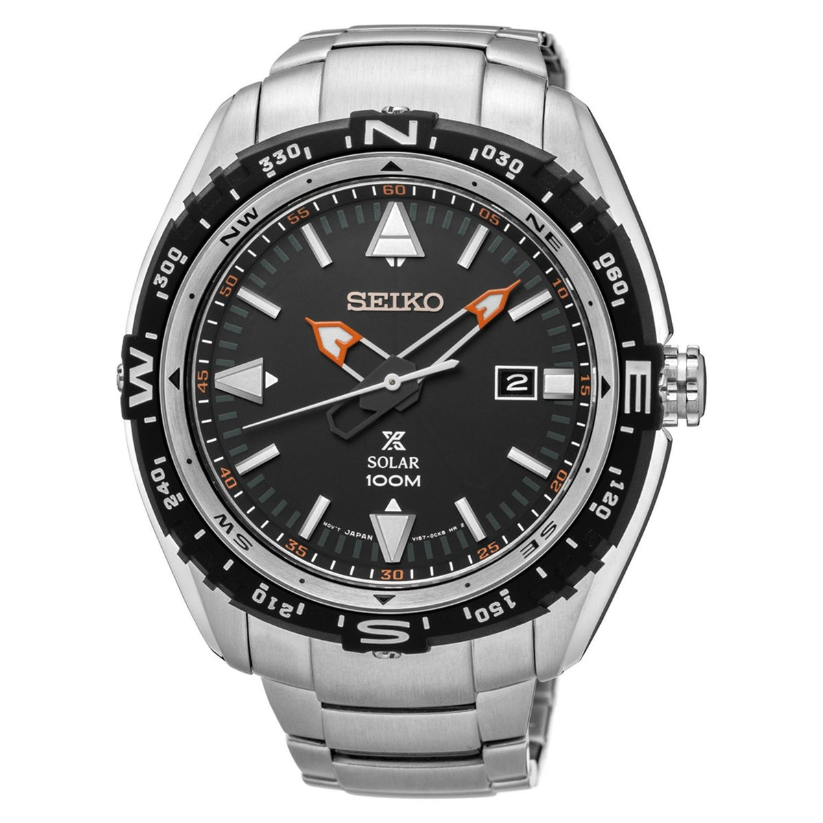 Seiko Men&#39;s SNE421 Prospex Stainless Steel Watch