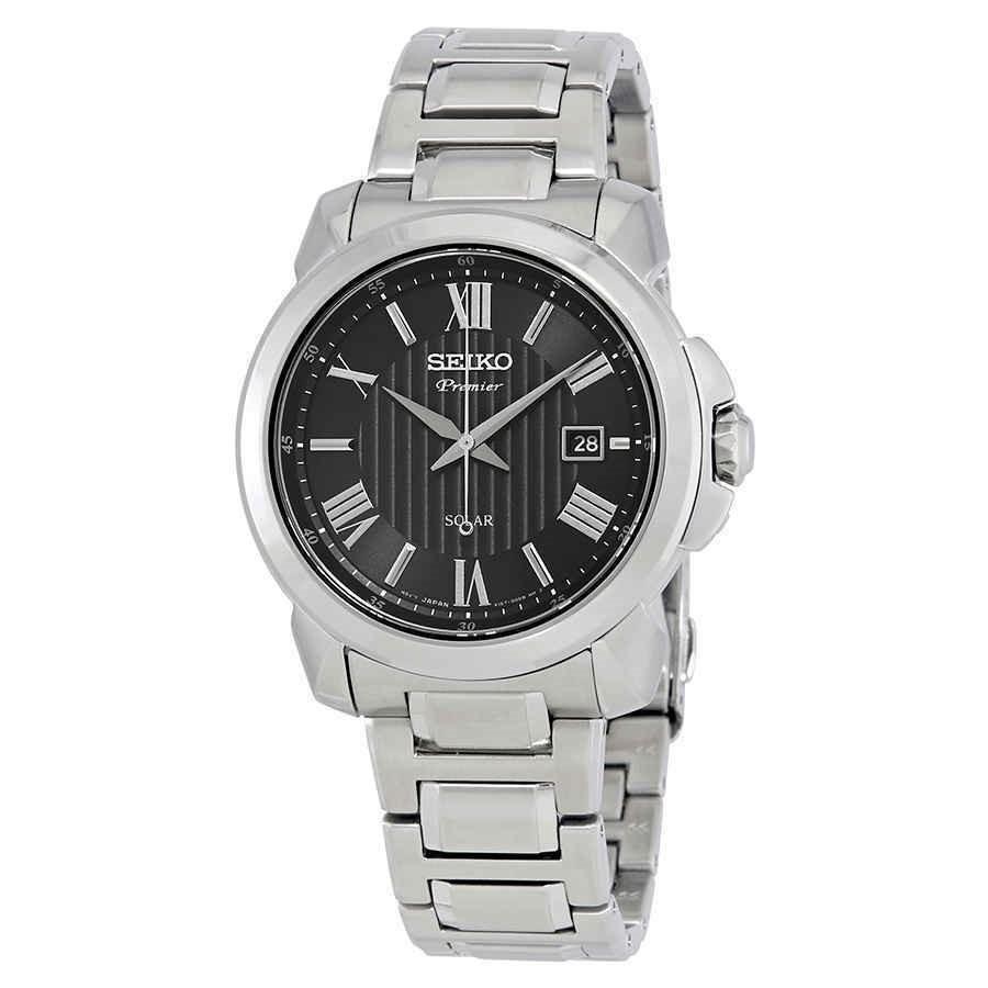 Seiko Men's SNE455 Premier Stainless Steel Watch