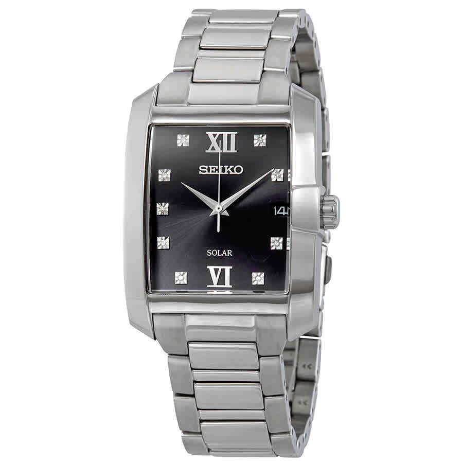 Seiko Men's SNE461 Solar Stainless Steel Watch