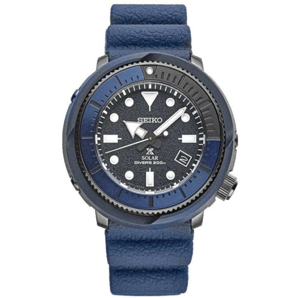 Seiko Men's SNE533 Prospex Street Sports Blue Silicone Watch
