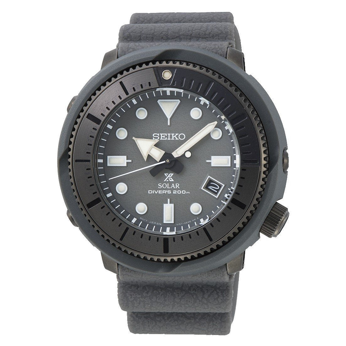 Seiko Men's SNE537 Prospex Street Sports Grey Silicone Watch