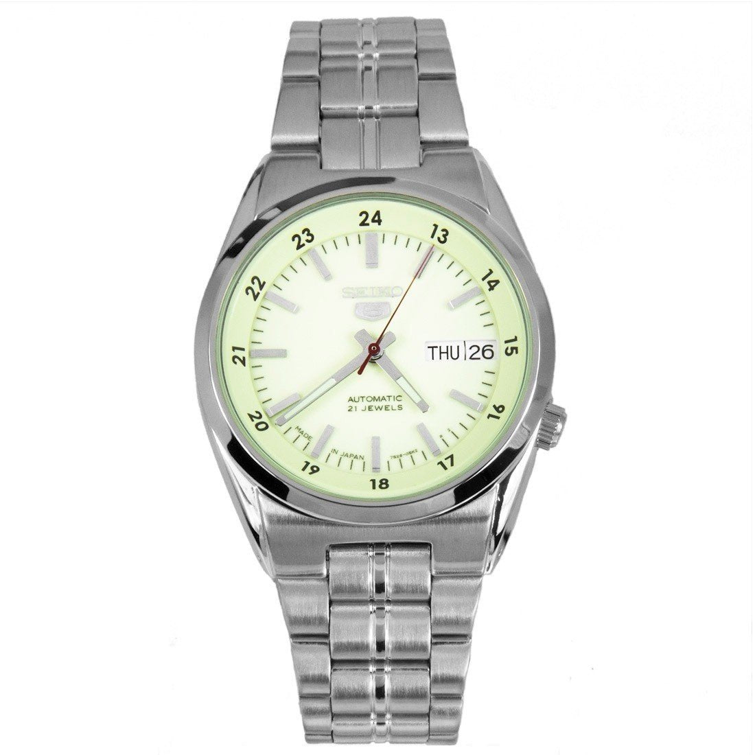Seiko Men&#39;s SNK573J1 5 Automatic Stainless Steel Watch