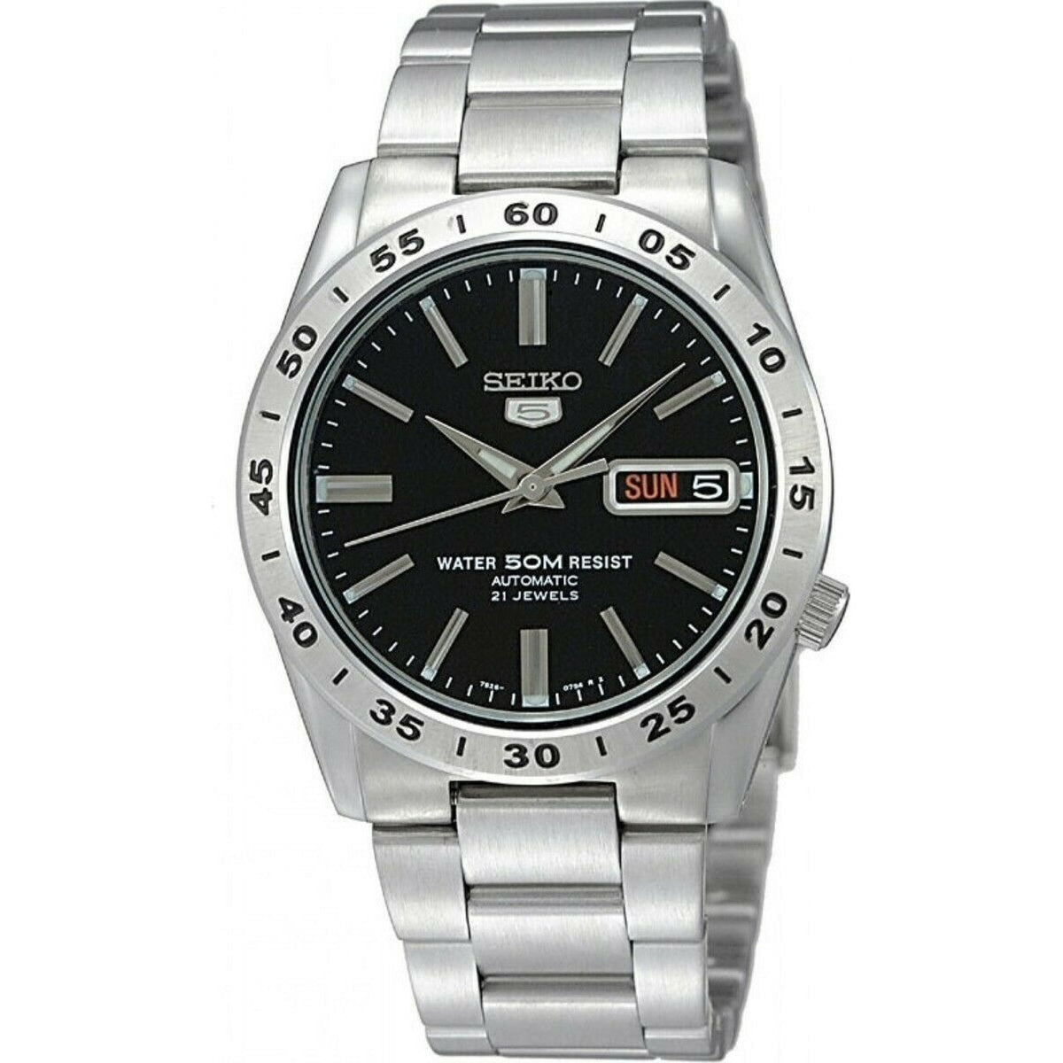 Seiko Men&#39;s SNKE01 Seiko 5 Stainless Steel  Watch