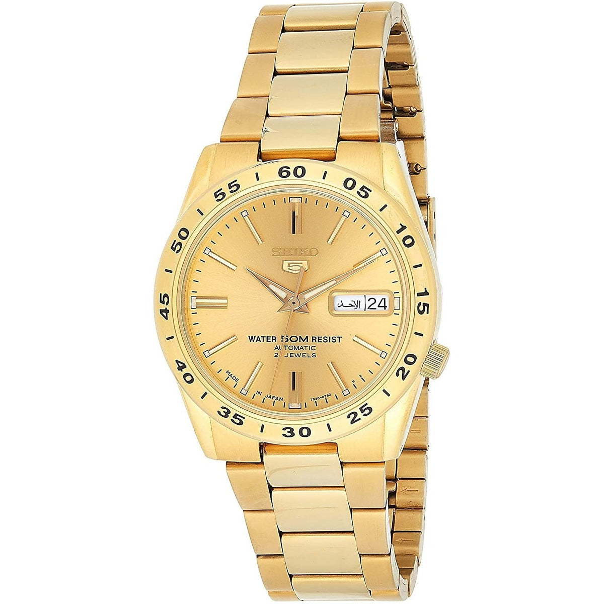 Seiko Men's SNKE06 Series 5 Gold-Tone Stainless Steel Watch