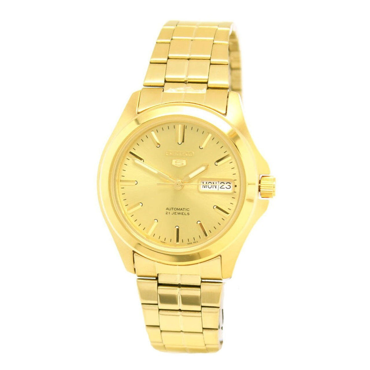 Seiko Men&#39;s SNKK98 Classic Automatic Gold-Tone Stainless Steel Watch