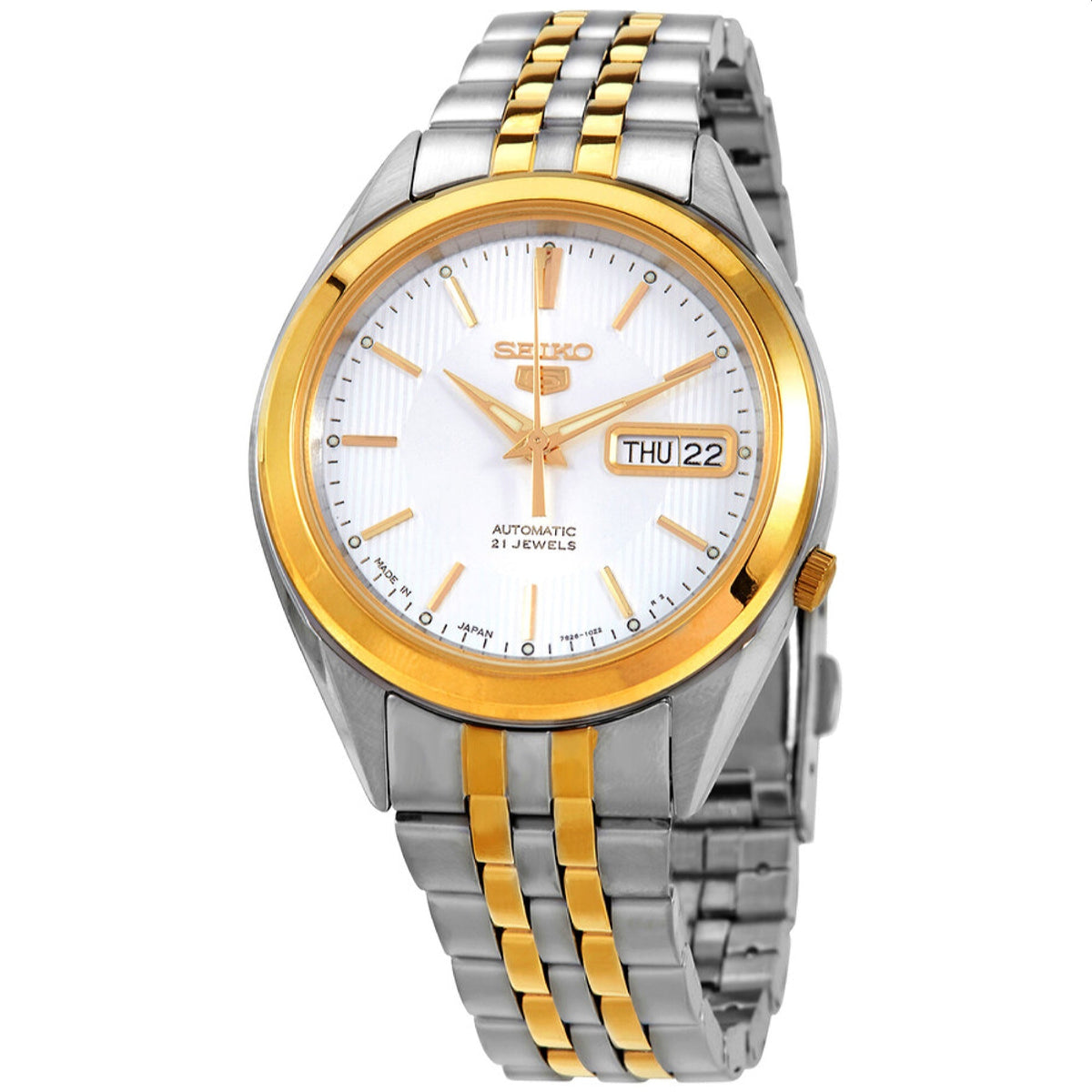 Seiko Men&#39;s SNKL24 5 Series Automatic Two-Tone Stainless Steel Watch