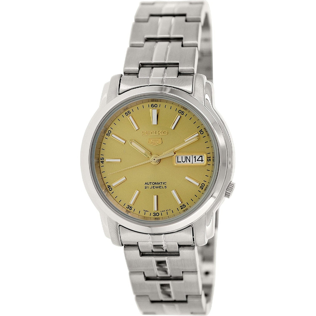 Seiko Women&#39;s SNKL81 Champagne Automatic Stainless Steel Watch