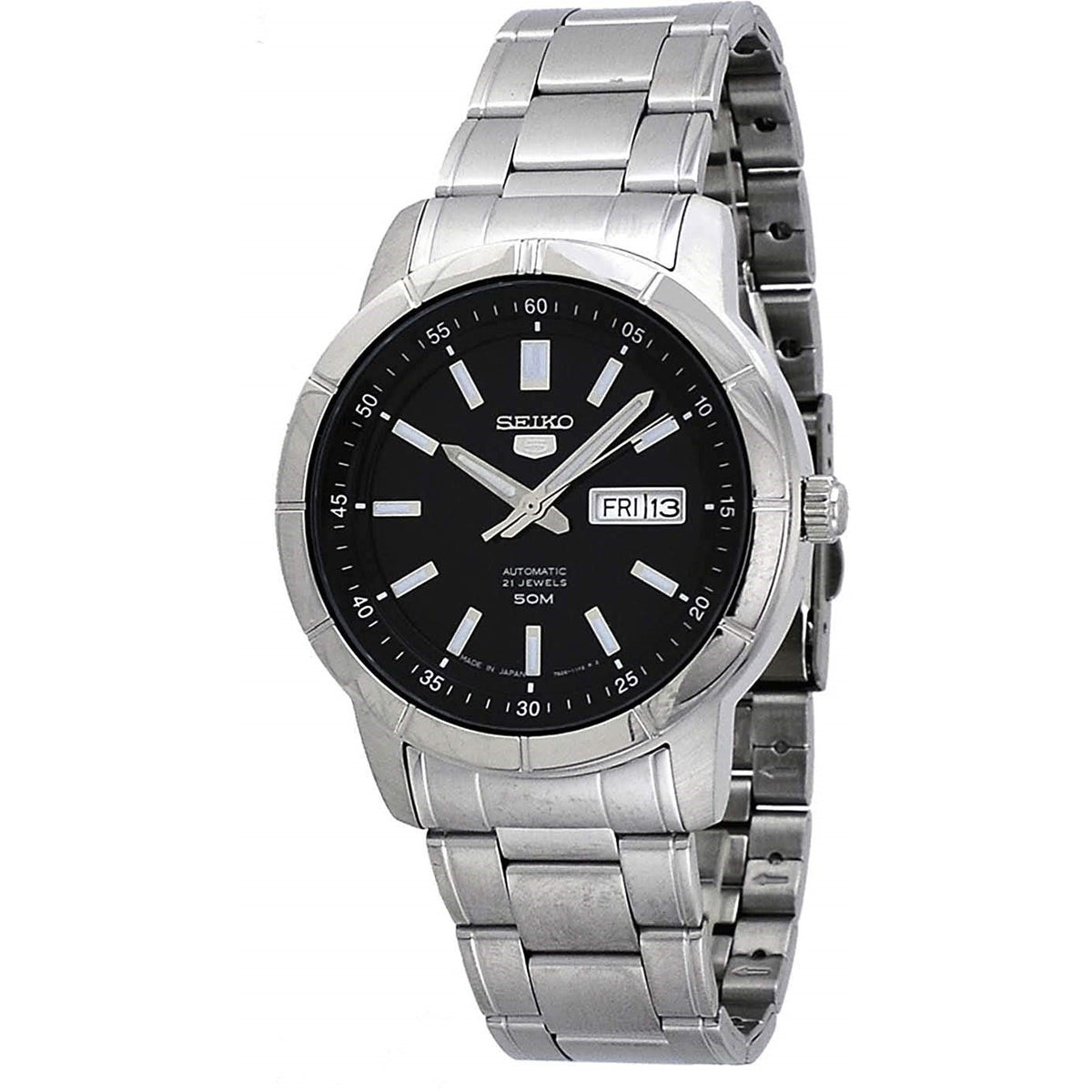 Seiko Men's SNKN55J1 Seiko 5 Stainless Steel Watch