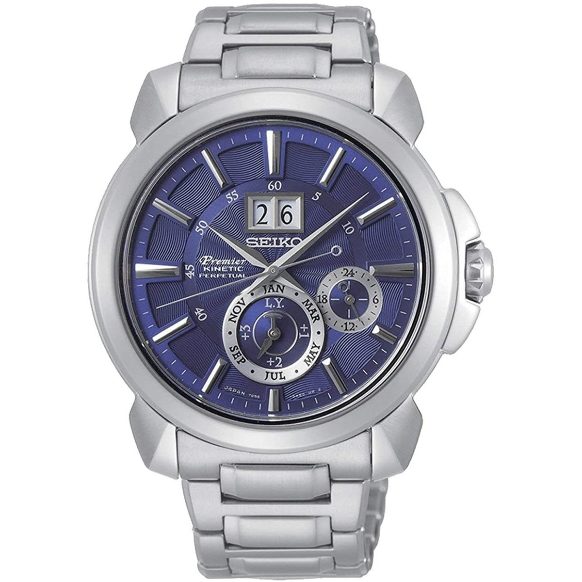 Seiko Men's SNP161 Premier Stainless Steel Watch