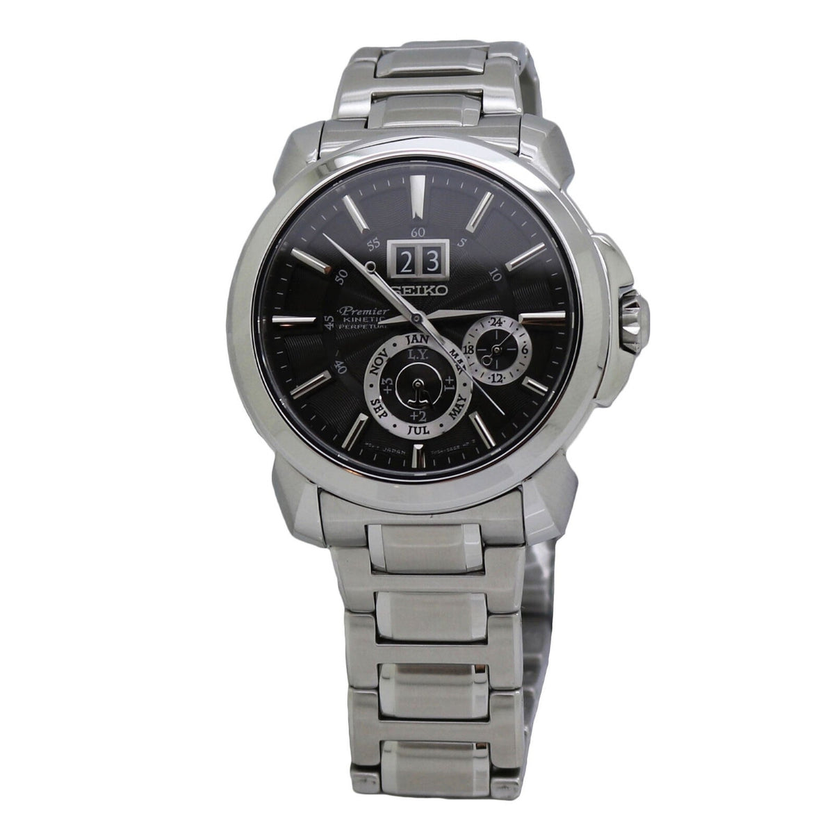 Seiko Men's SNP165 Premier Stainless Steel Watch