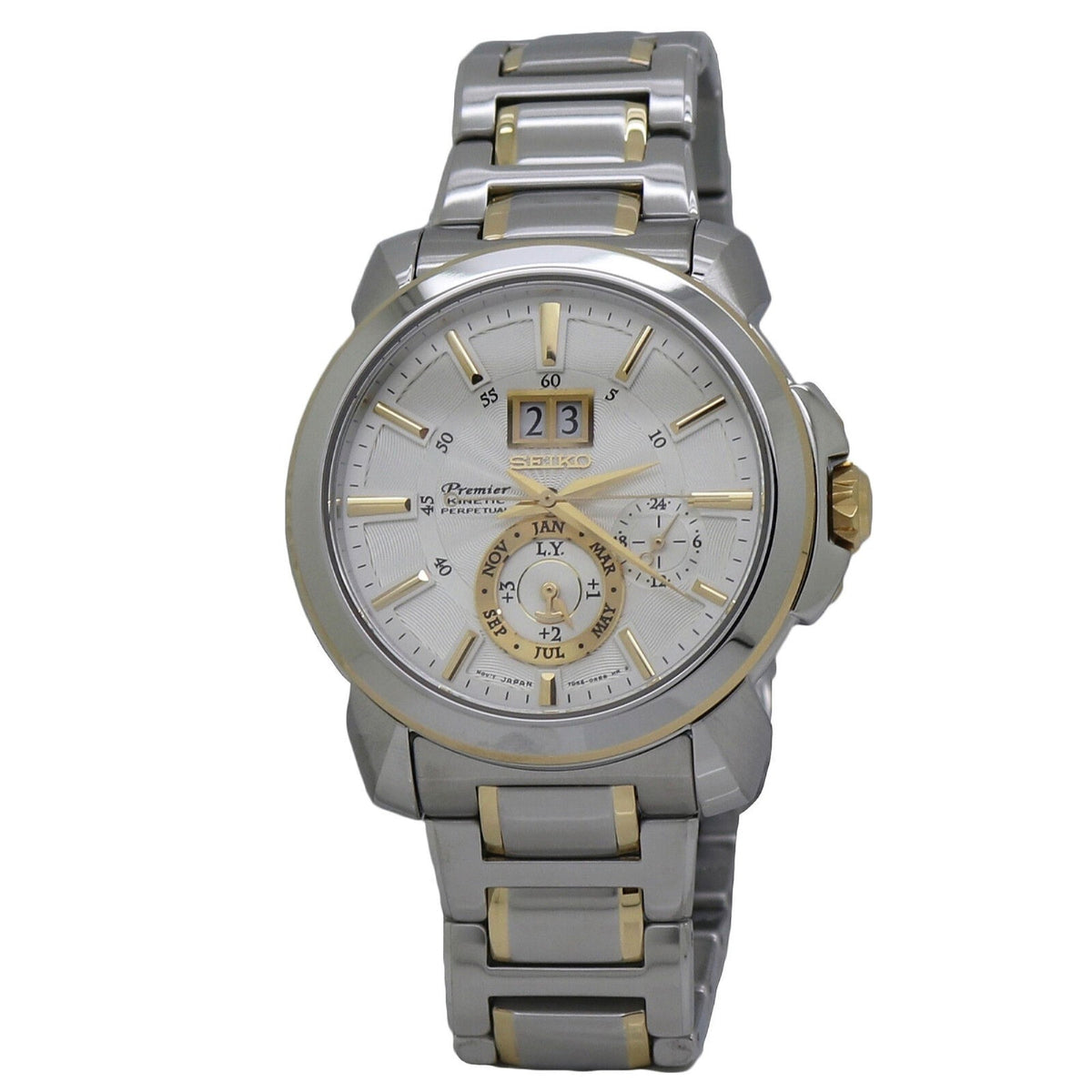 Seiko Men's SNP166 Premier Two-Tone Stainless Steel Watch
