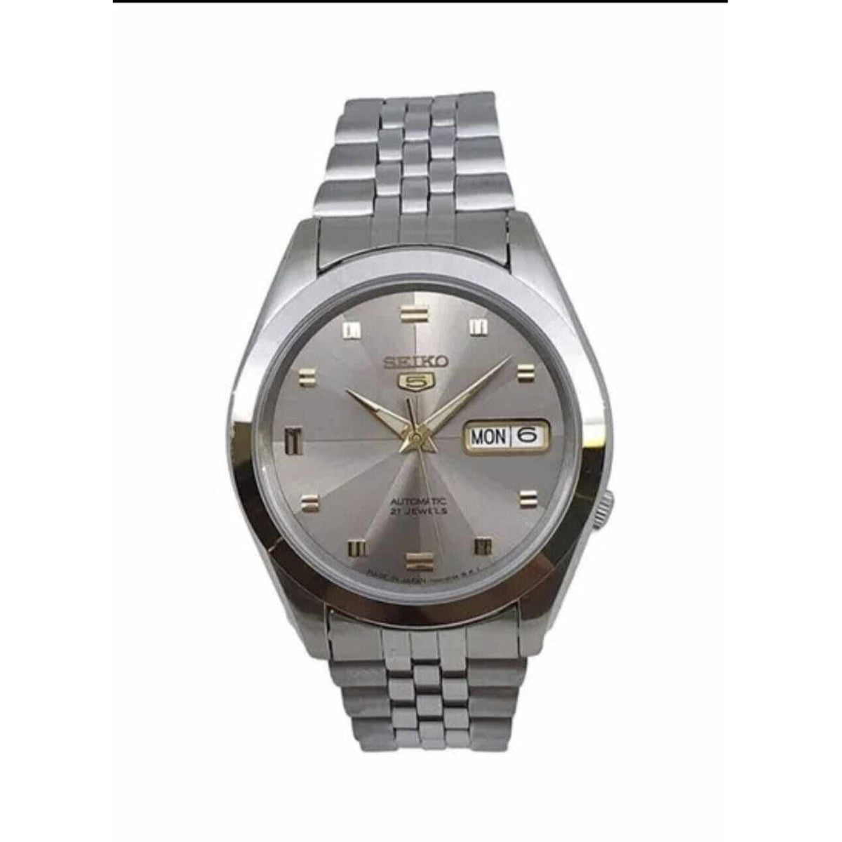 Seiko Men's SNXC21J5 Seiko 5 Stainless Steel Watch