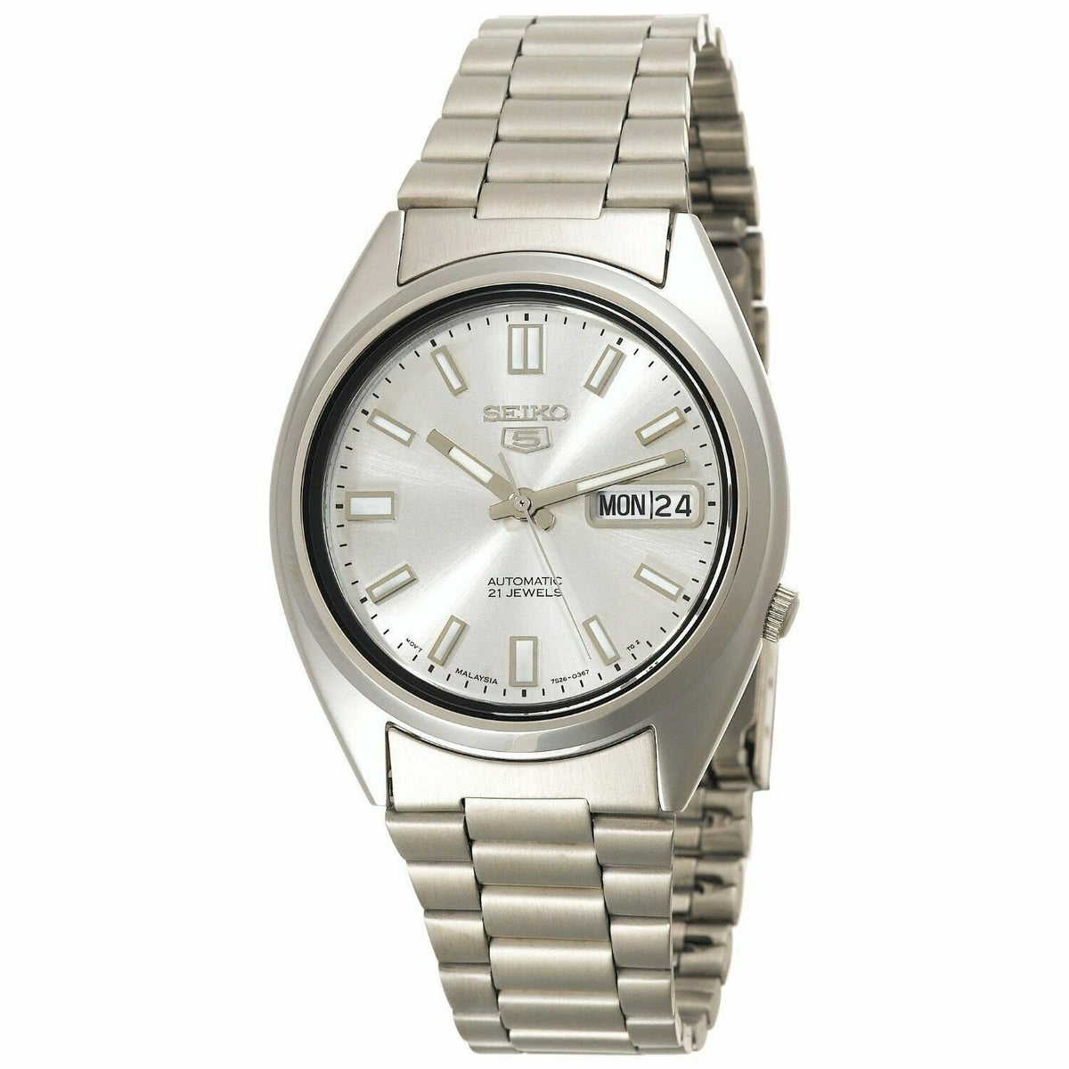 Seiko Men&#39;s SNXS73 Seiko 5 Stainless Steel Watch