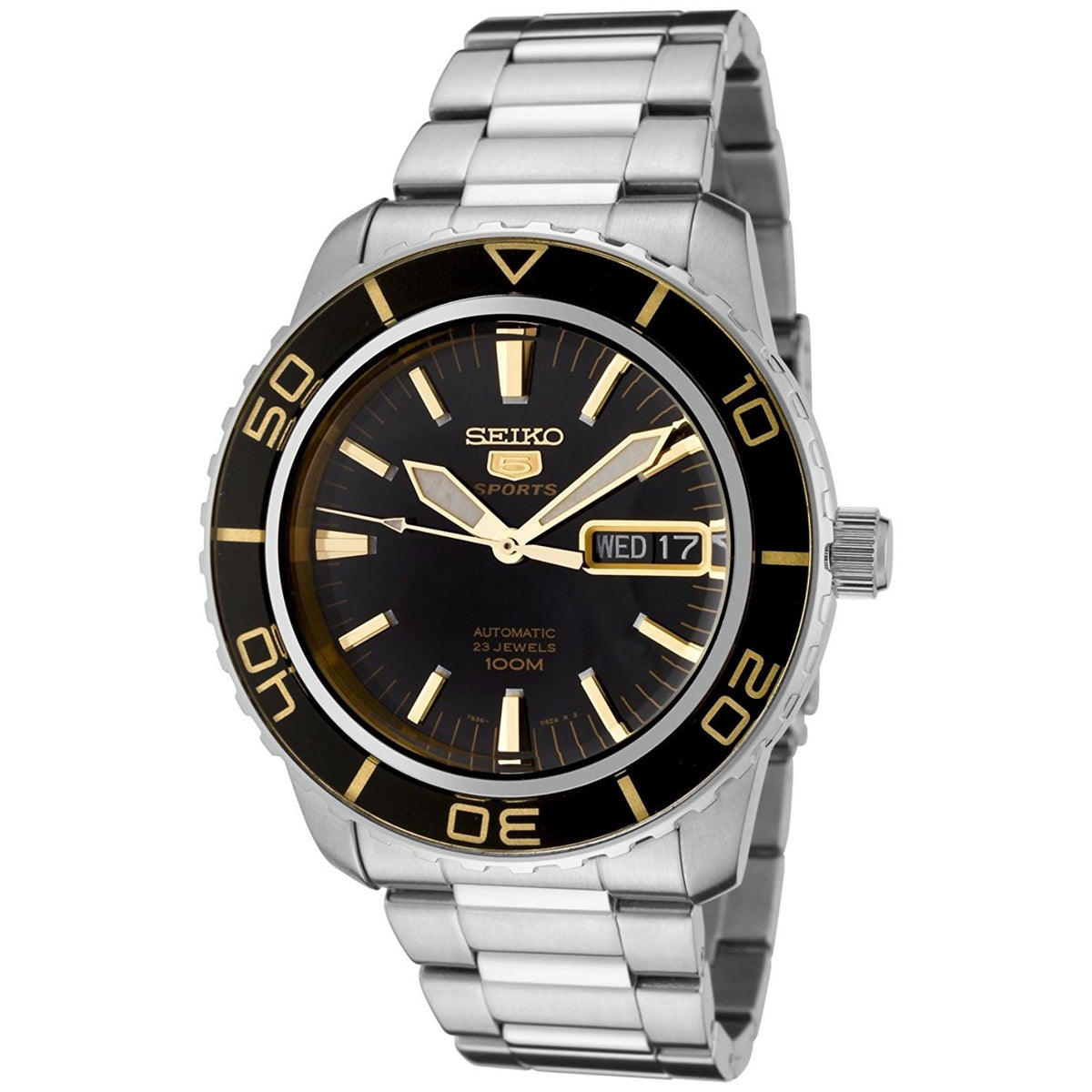 Seiko Men&#39;s SNZH57 5 Automatic Stainless Steel Watch