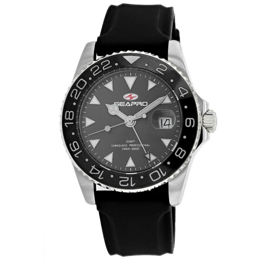 Seapro Men&#39;s SP0120 Agent Black Rubber Watch