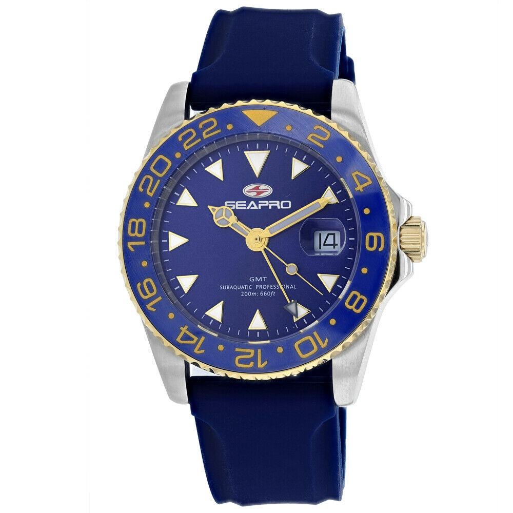 Seapro Men&#39;s SP0124 Agent Blue Rubber Watch