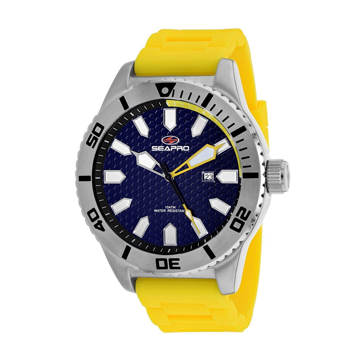 Seapro Men&#39;s SP1312 Brigade Yellow Silicone Watch
