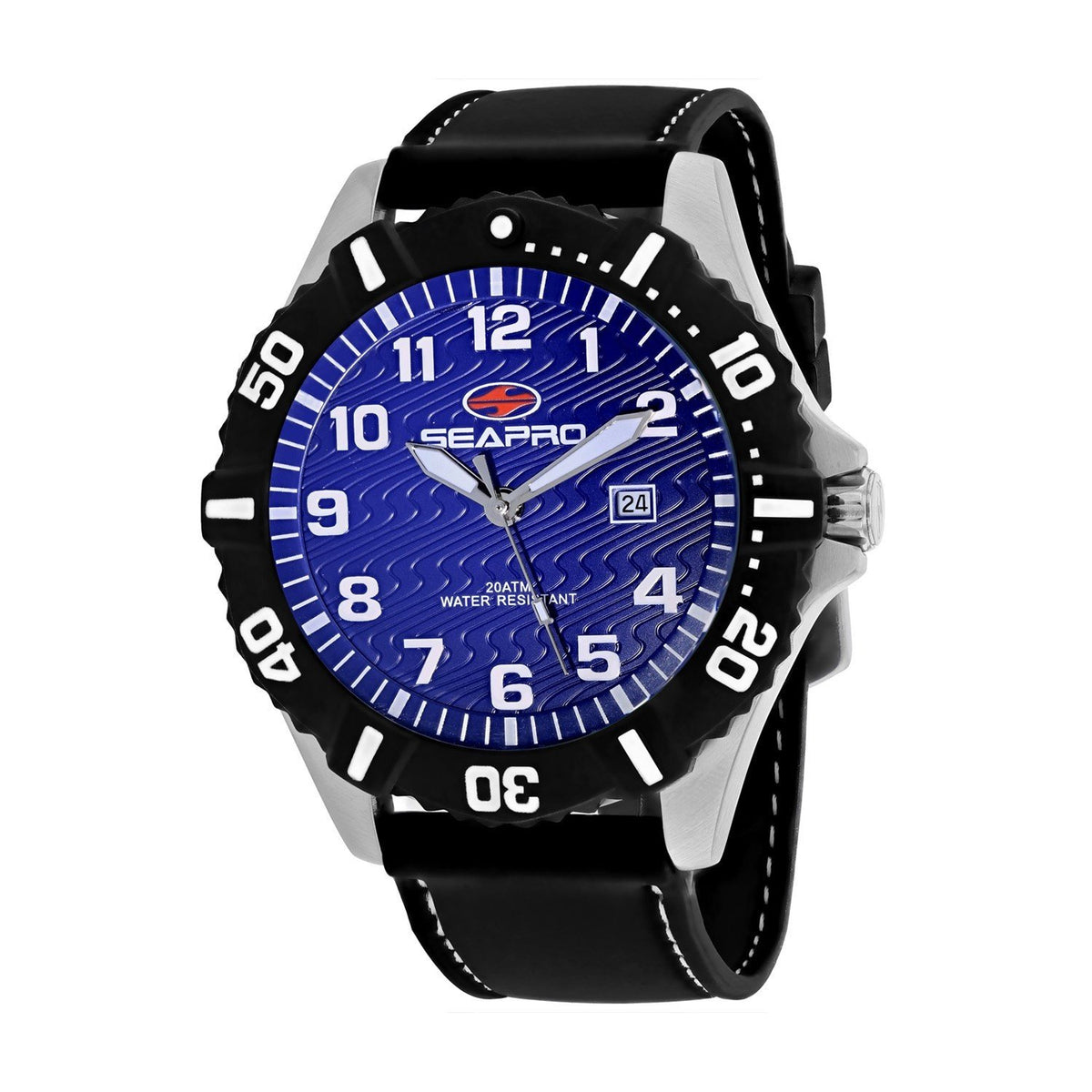 Seapro Men&#39;s SP1510 Trooper Black Silicone Watch