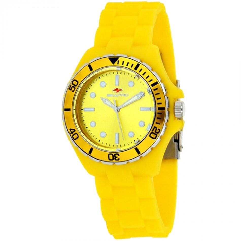 Seapro Women&#39;s SP3210 Spring Yellow Silicone Watch