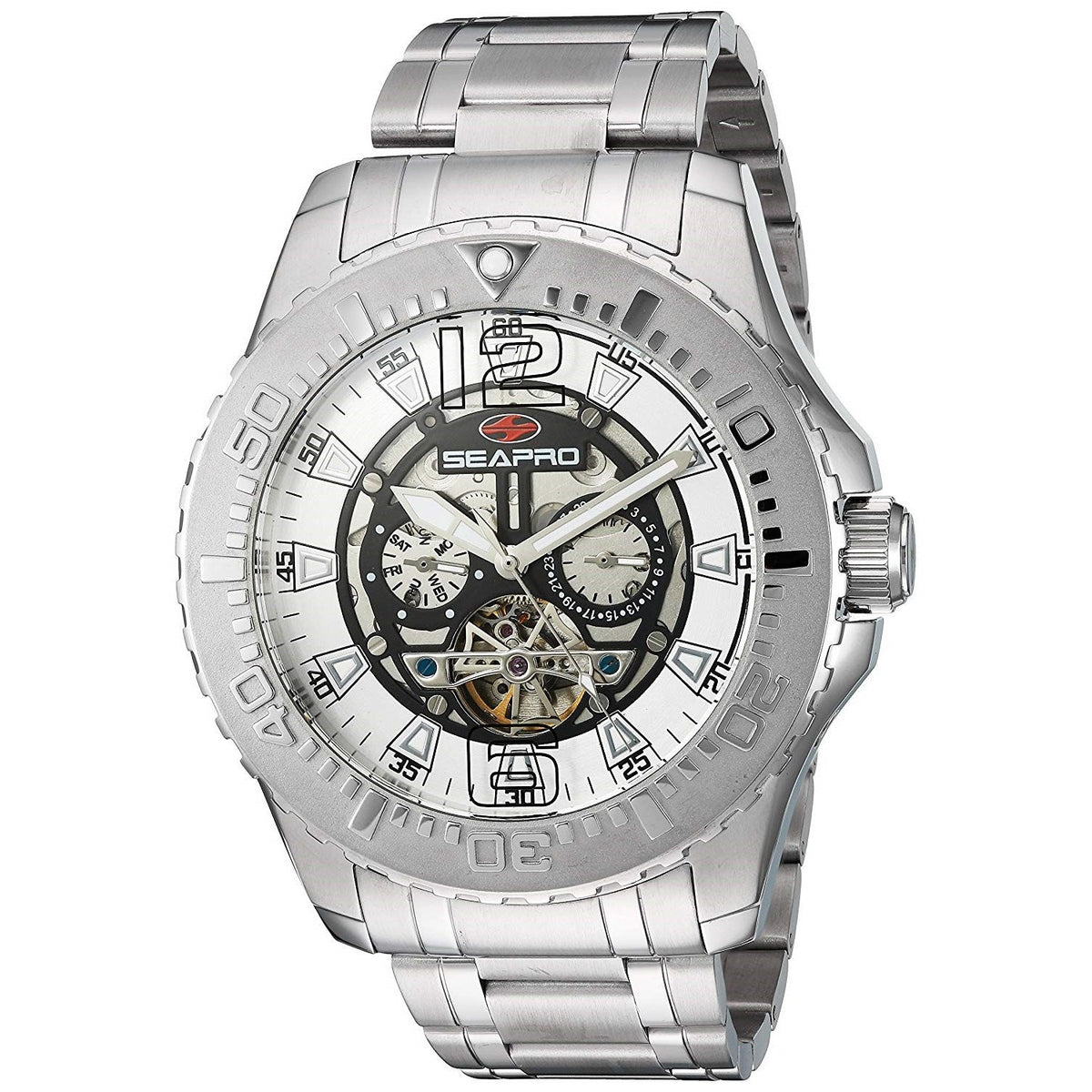 Seapro Men&#39;s SP3310 Tidal PX1 Stainless Steel Watch