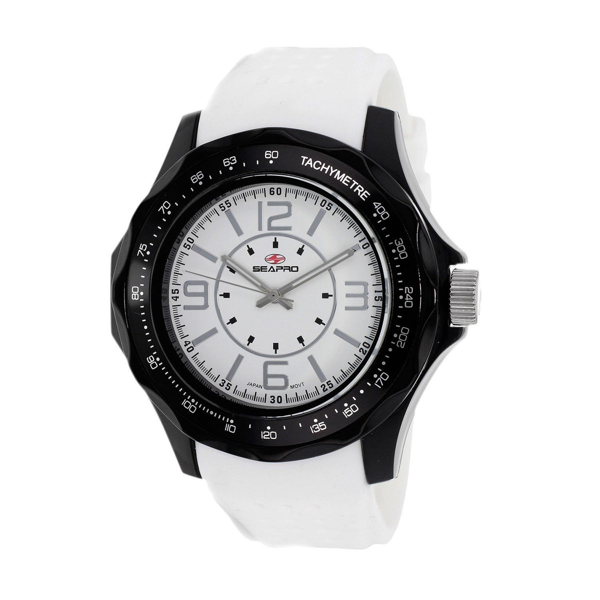 seapro Men's SP4112 Dynamic White Silicone Watch