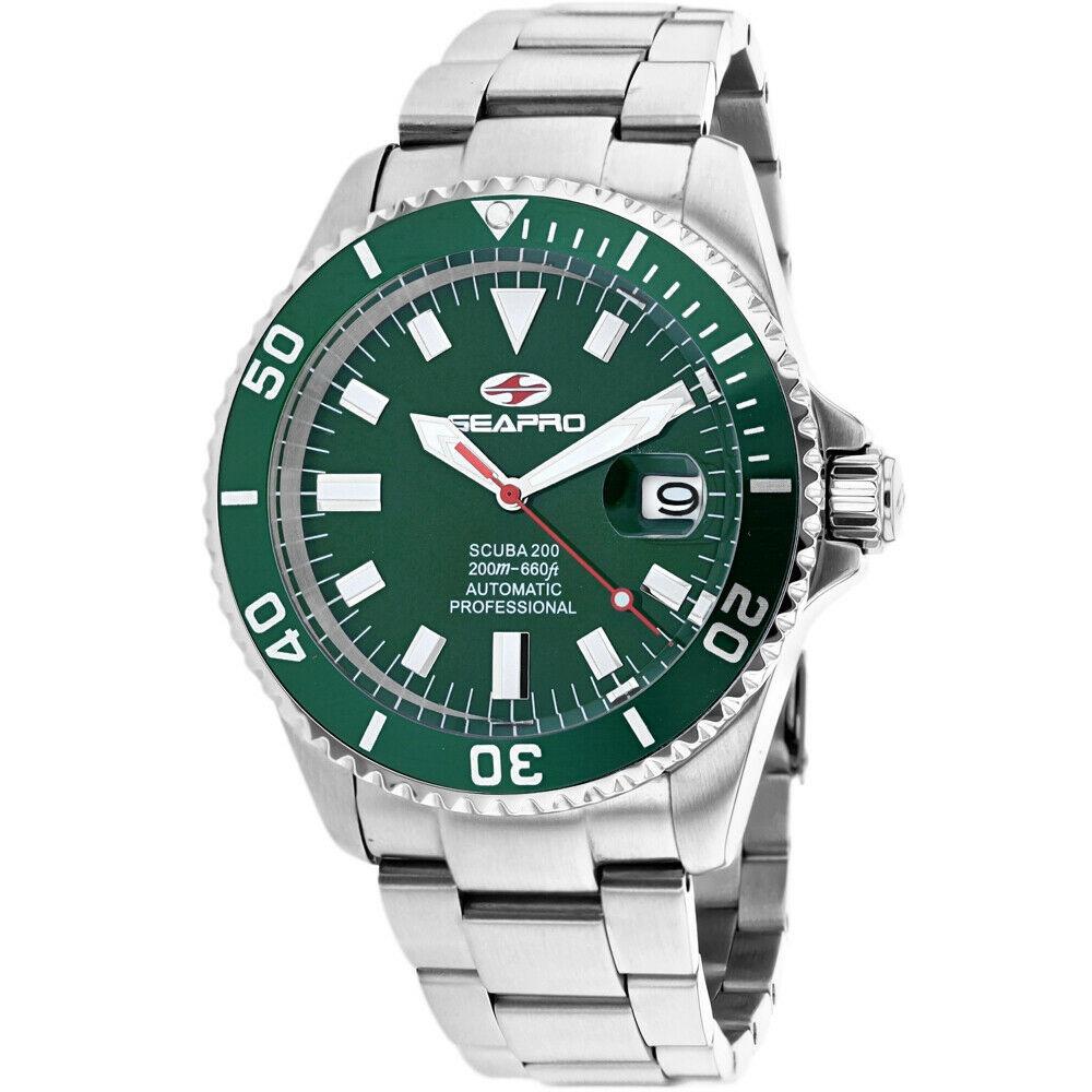 Seapro Men's SP4318 Scuba  Stainless Steel Watch