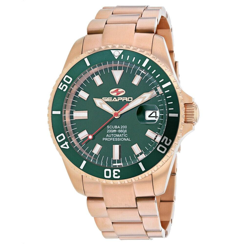 Seapro Men's SP4323 Scuba  Rose Gold-Tone Stainless Steel Watch