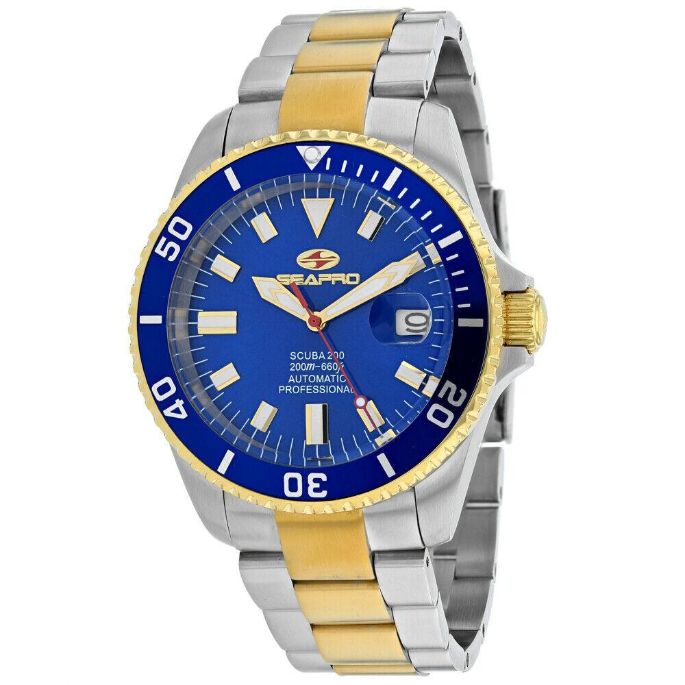 Seapro Men's SP4327 Scuba  Two-Tone Stainless Steel Watch