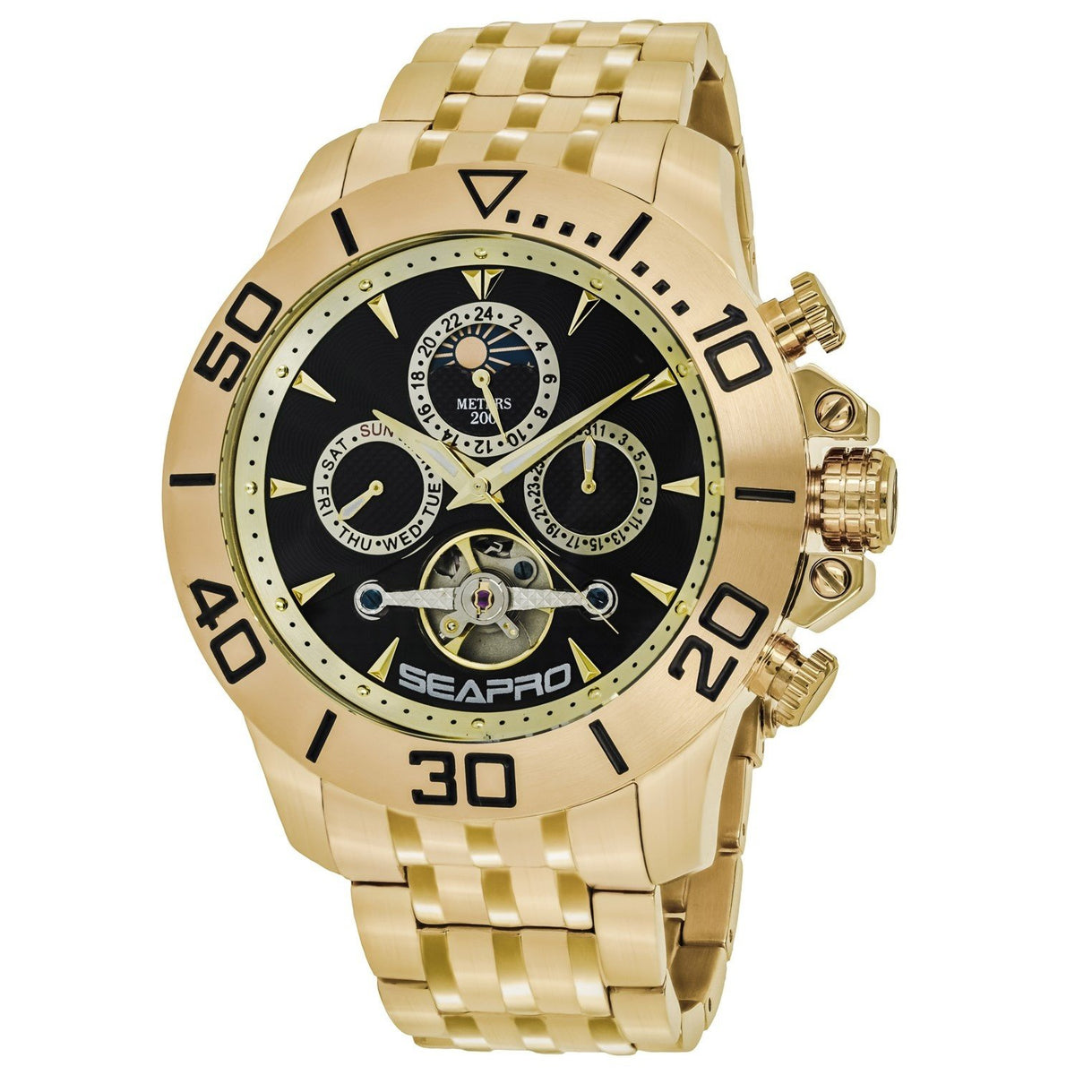 Seapro Men's SP5131 Montecillo Gold-Tone Stainless Steel Watch
