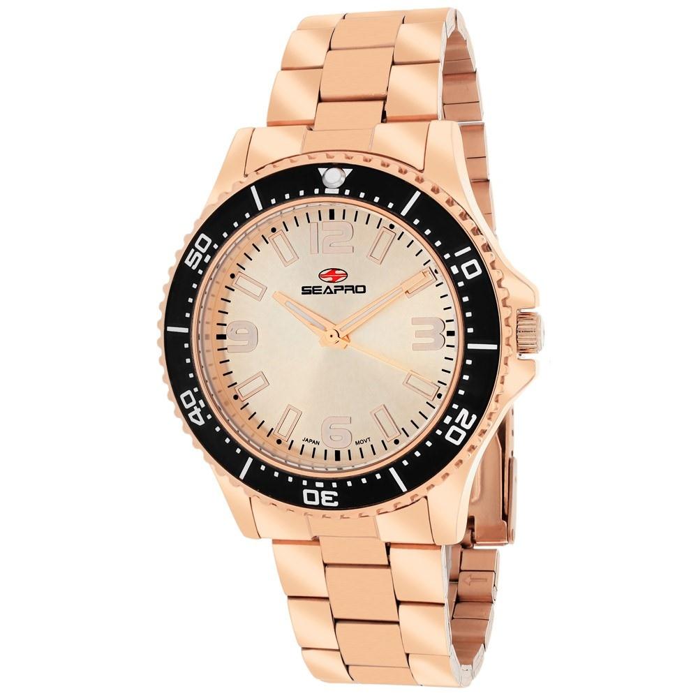 Seapro Women&#39;s SP5414 Tideway Rose-Tone Stainless Steel Watch