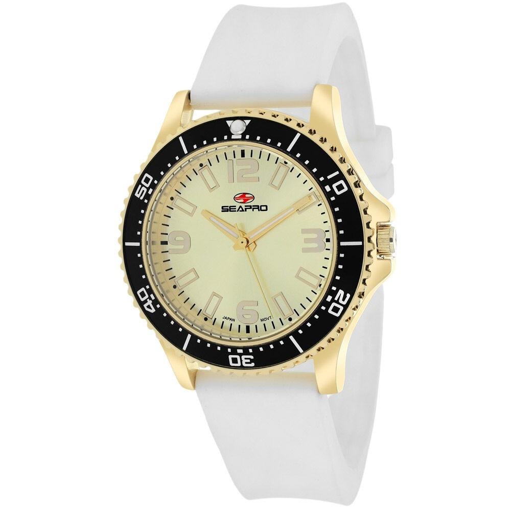 Seapro Women&#39;s SP5419 Tideway White Silicone Watch