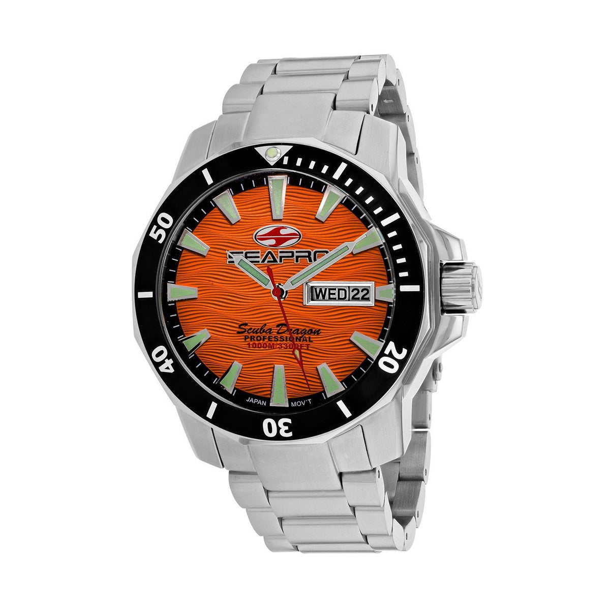 Seapro Men&#39;s SP8314S Scuba Dragon Diver Limited Edition  Stainless Steel Watch
