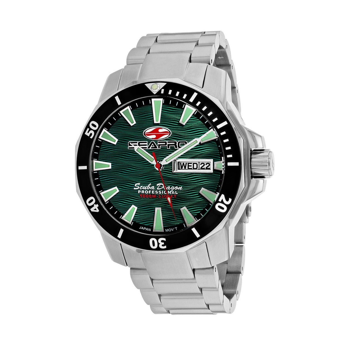 Seapro Men&#39;s SP8318S Scuba Dragon Diver Limited Edition  Stainless Steel Watch