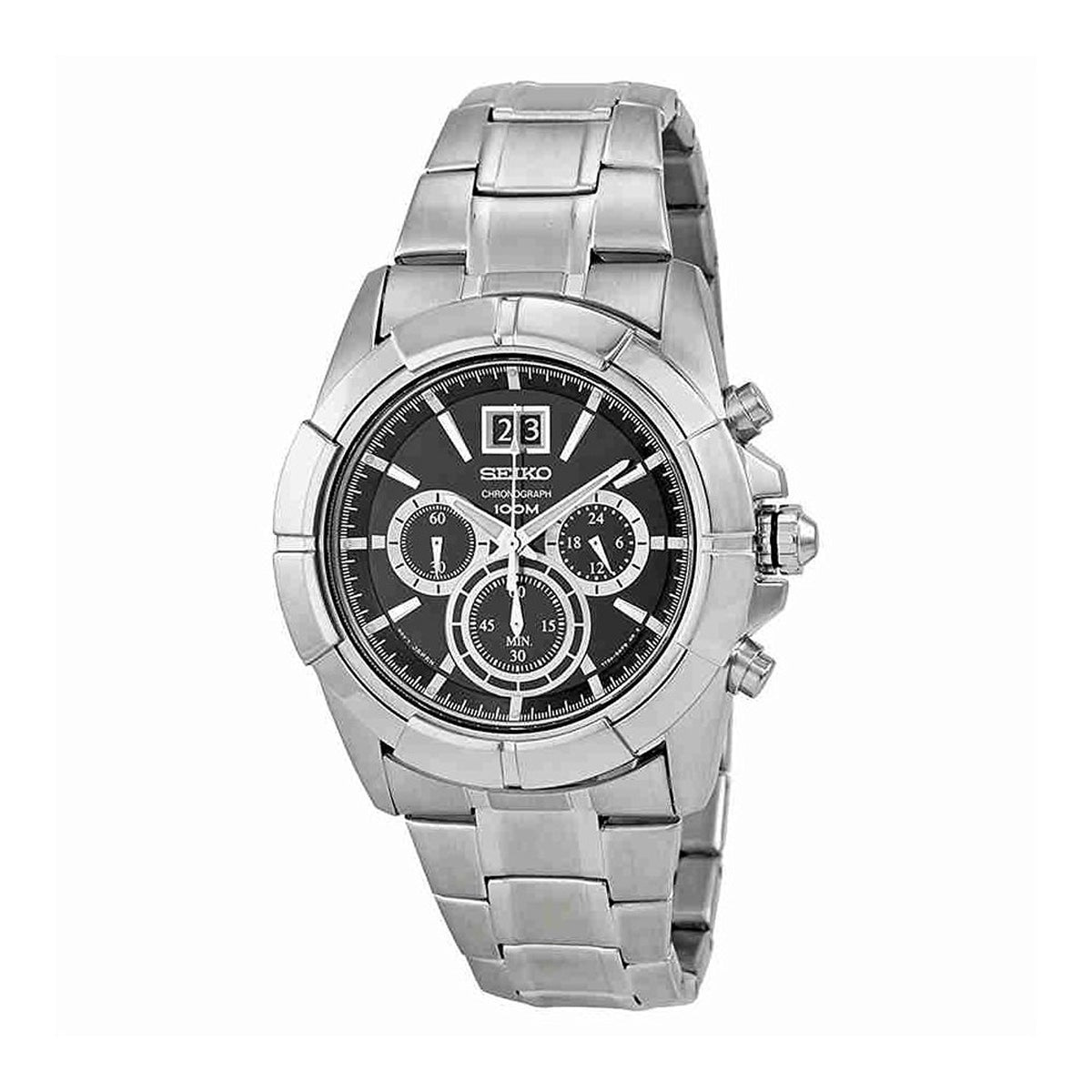 Seiko Men&#39;s SPC099 Chronograph Stainless Steel Watch