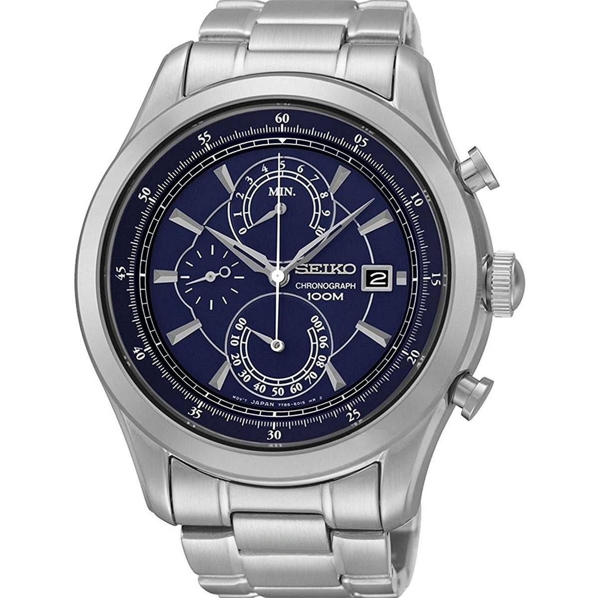 Seiko Men&#39;s SPC165 Chronograph Stainless Steel Watch