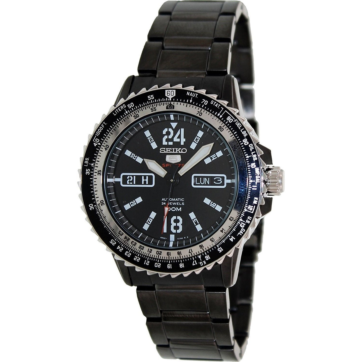 Seiko Men&#39;s SRP355 5 Series Automatic Stainless Steel Watch