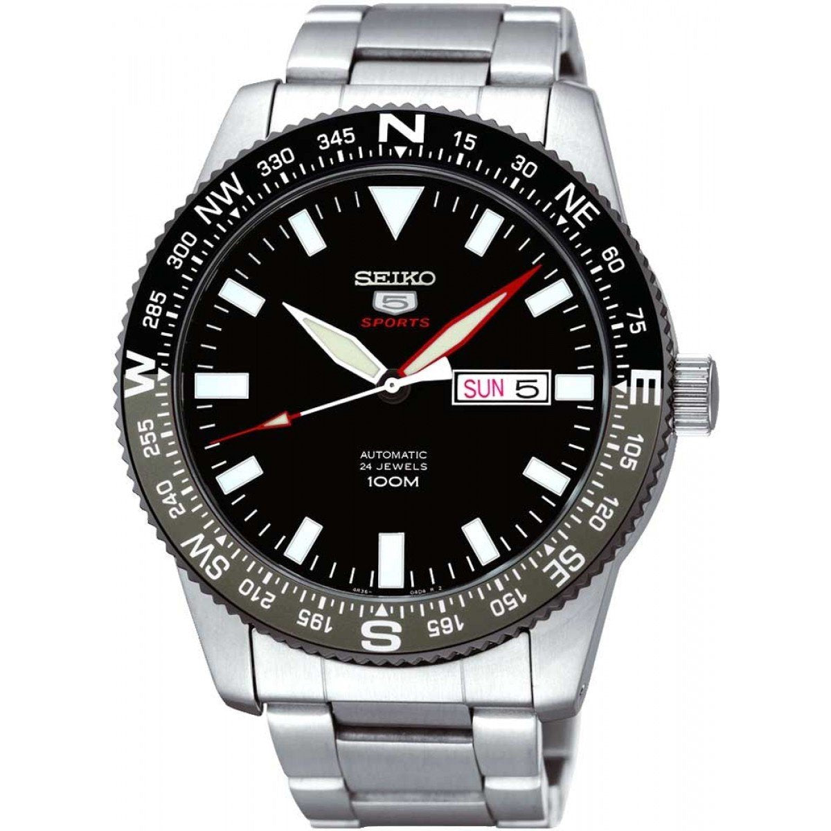 Seiko Men&#39;s SRP669 5 Automatic Stainless Steel Watch