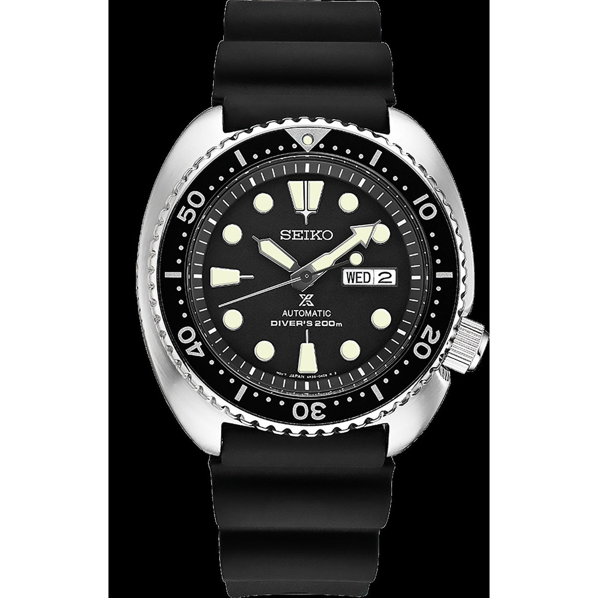 Seiko Men's SRP777 Prospex Black Silicone Watch