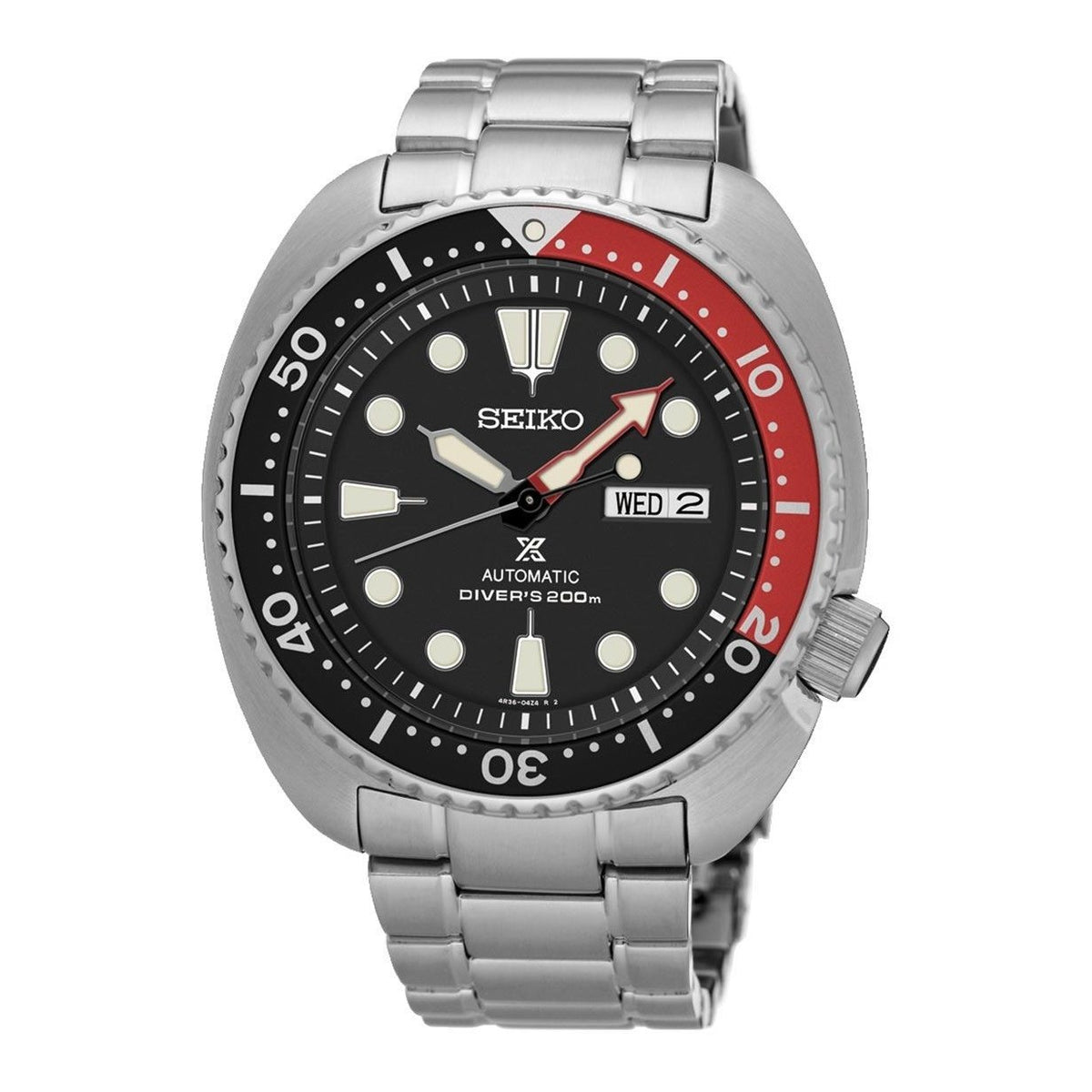 Seiko Men's SRP789 Prospex Turtle Stainless Steel Watch