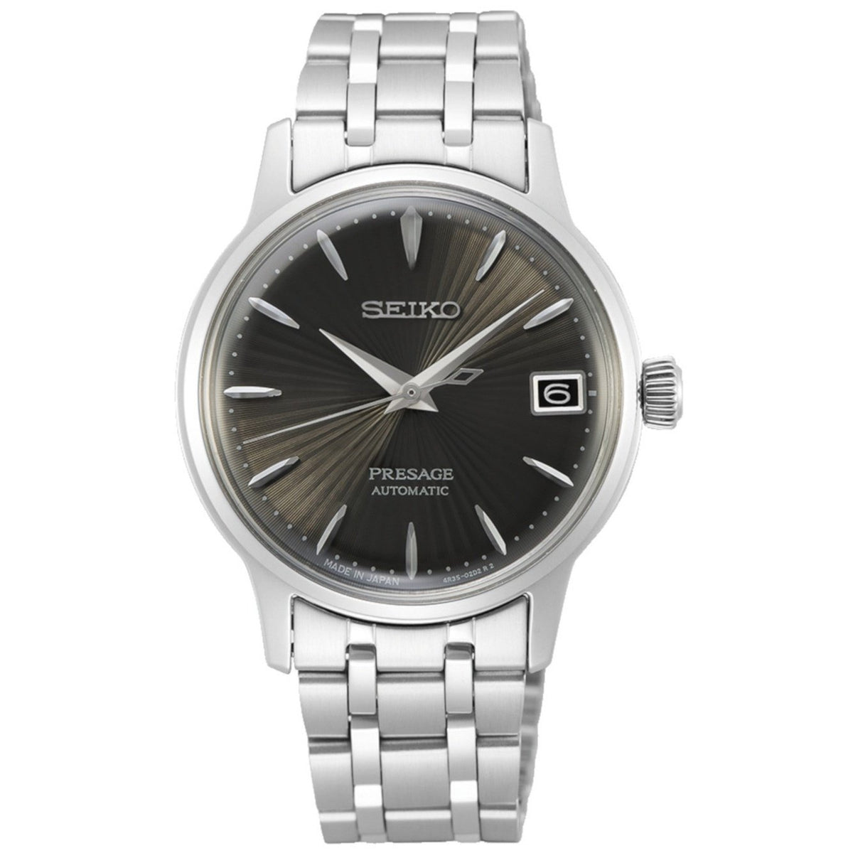 Seiko Women's SRP837J1 Presage Stainless Steel Watch