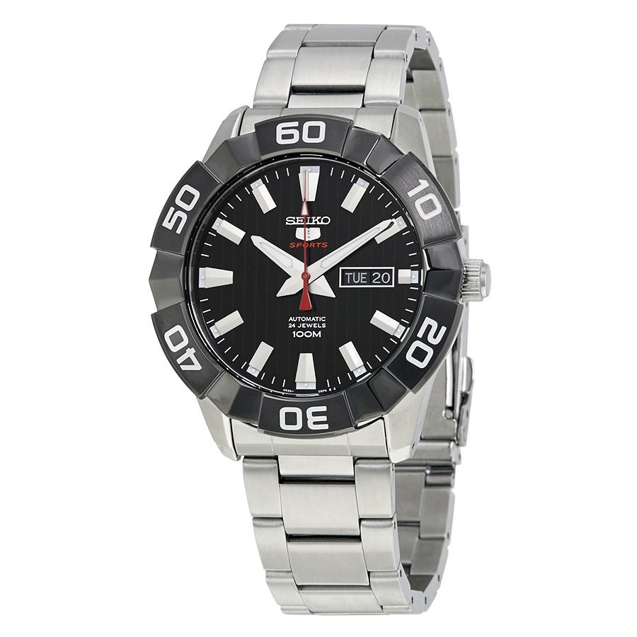 Seiko Men&#39;s SRPA55 5 Automatic Stainless Steel Watch