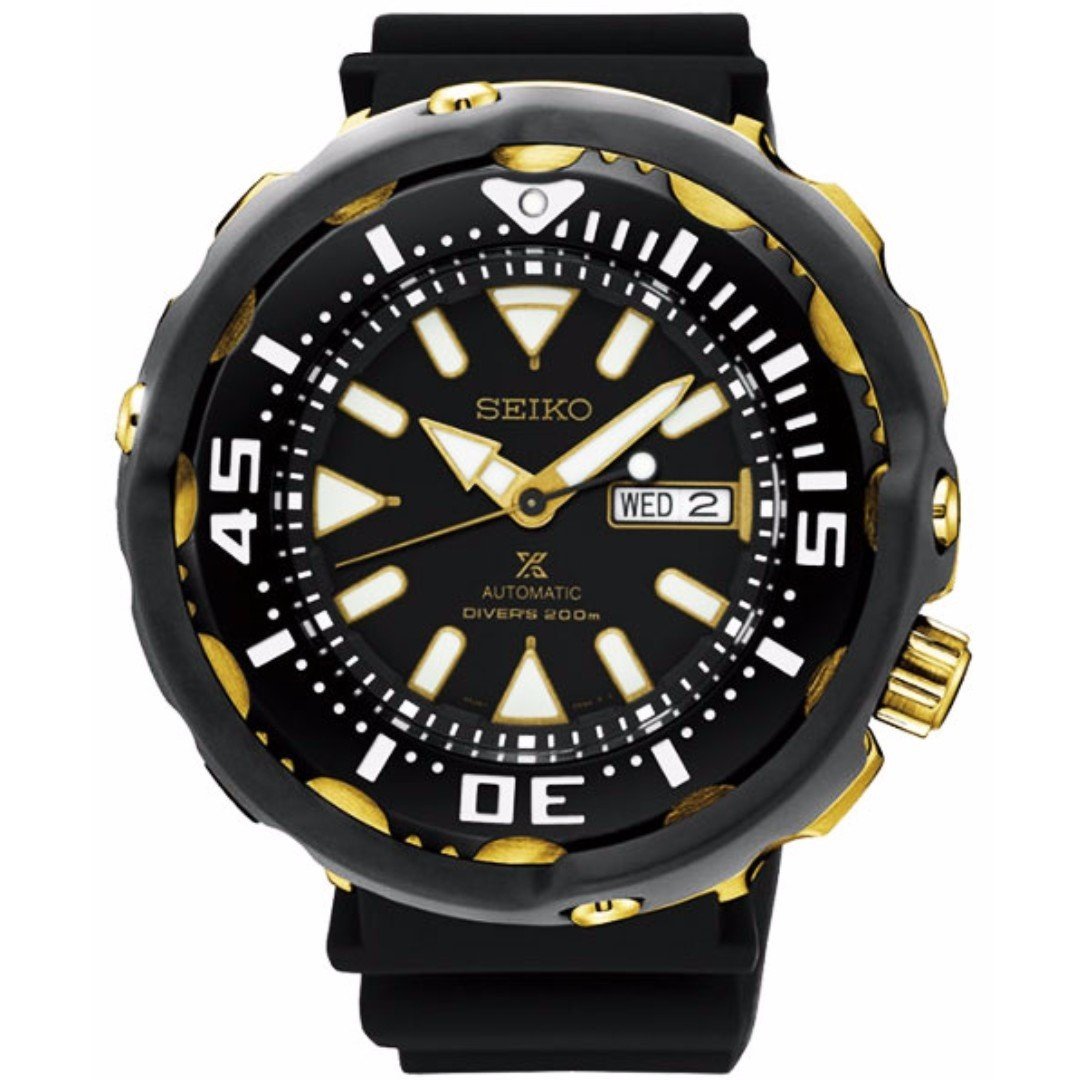 Seiko Men&#39;s SRPA82 Prospex Automatic Black Rubber Watch