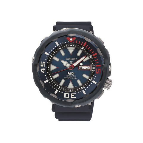 Seiko Men's SRPA83 Prospex PADI Blue Silicone Watch