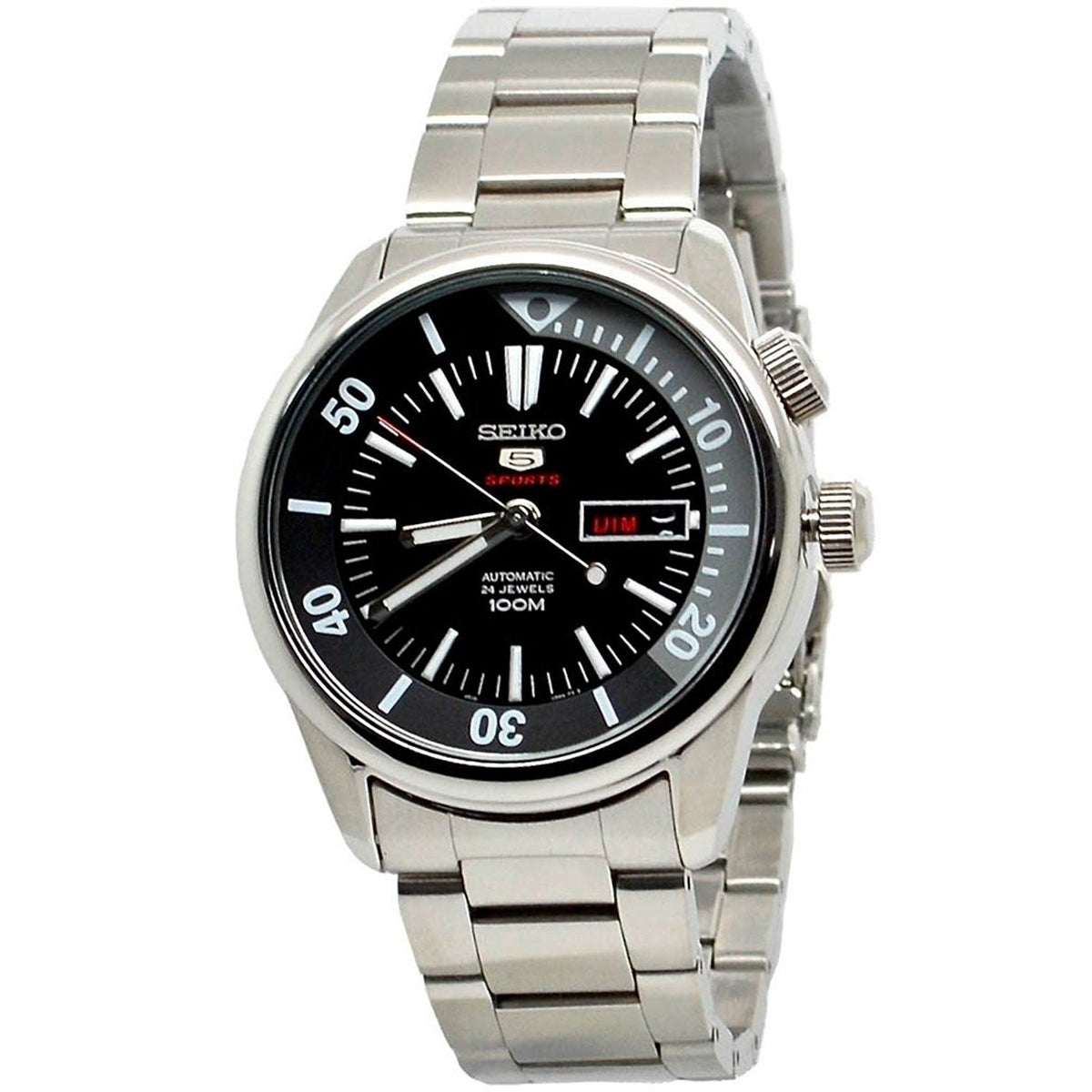 Seiko Men&#39;s SRPB27 5 Automatic Stainless Steel Watch